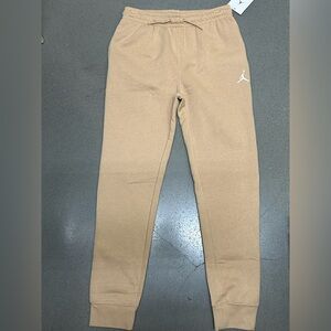 Jordan Kids Beige Joggers with Logo